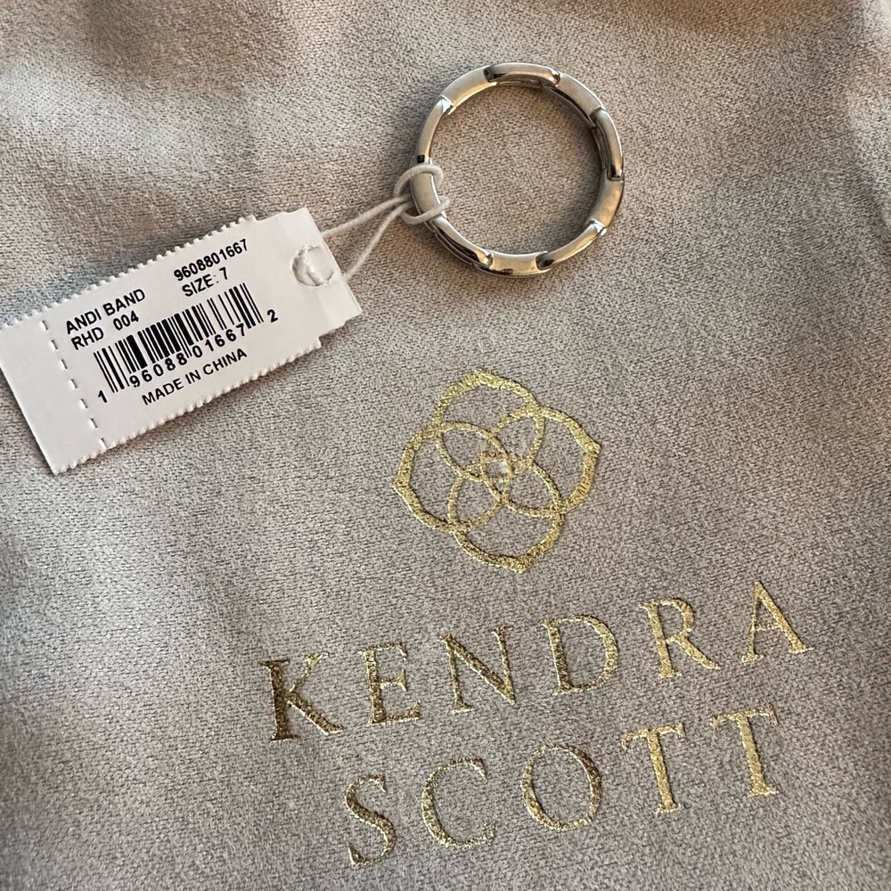Kendra Scott Andi Band Ring in Silver